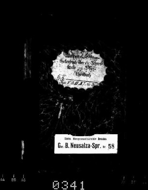 Konsensbuch von Schönbach (bei Neusalza)