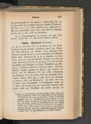 3268. Rohtlieb (Johannes)