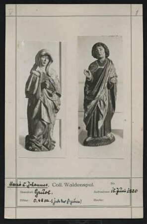 Maria und Johannes Standort: Gruol Höhe: 0,48 m
