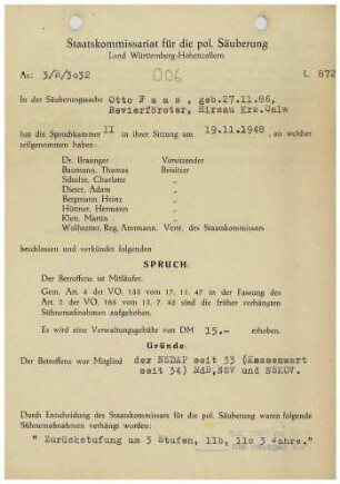 Faas, Otto