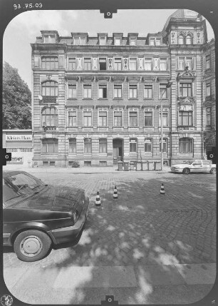 Dresden-Neustadt, Glacisstraße 26. Wohnhaus (um 1885). Straßenfront