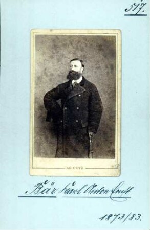 Bär, Carl Anton Ernst, Nationalliberale