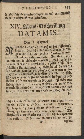 XIV. Lebens-Beschreibung Datamis