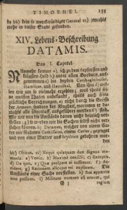 XIV. Lebens-Beschreibung Datamis