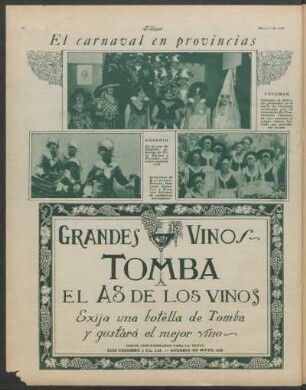 El carnaval en provincias