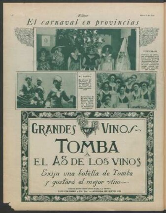 El carnaval en provincias