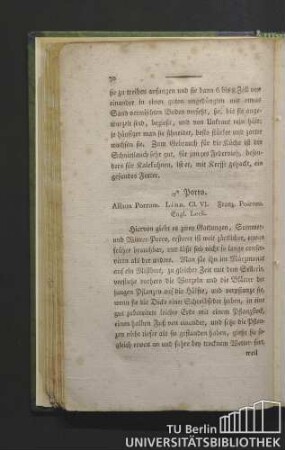 Porro. Allium porrum. Linn. Cl. VI. Franz. poireau. Engl. leck.