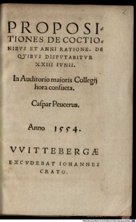 Propositiones de coctionibus et anni ratione