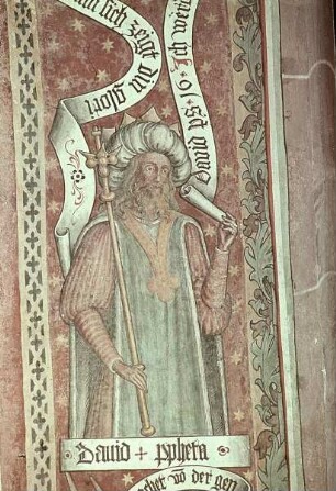 Credo-Apostel-Zyklus — David, ein Engel und Moses — Der Prophet David