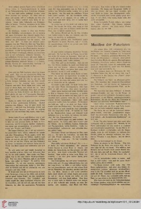Manifest der Futuristen