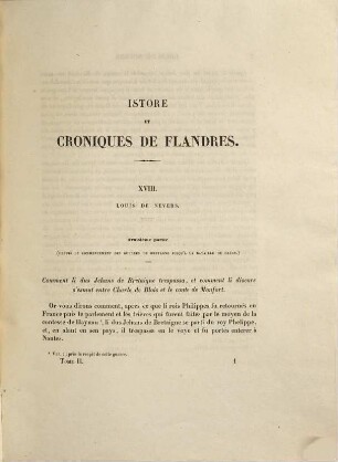 Istore et croniques de Flandres : D'après les textes de divers mss.. II
