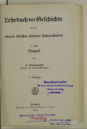 Teil 2: Neuzeit