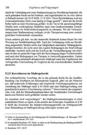 206-207, 9.2.5 Korrekturen im Maßregelrecht