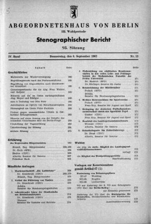 Nr. 13 (93), 6. September 1962