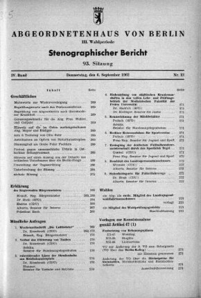 Nr. 13 (93), 6. September 1962