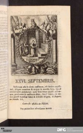 XXVI. Septembris.
