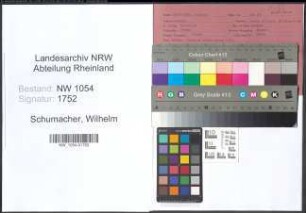 Entnazifizierung Wilhelm Schumacher , geb. 24.08.1894 (Landwirt)