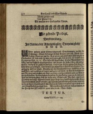 Die zehende Predigt. - Die Zwölffte Predigt.