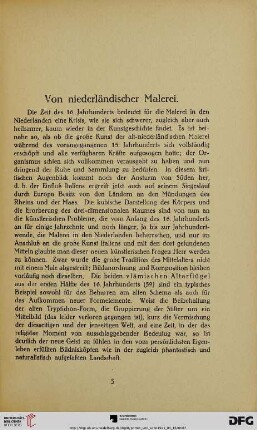 Von niederländischer Malerei