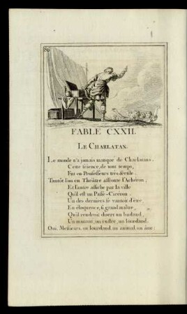 Fable CXXII. Le Charlatan.