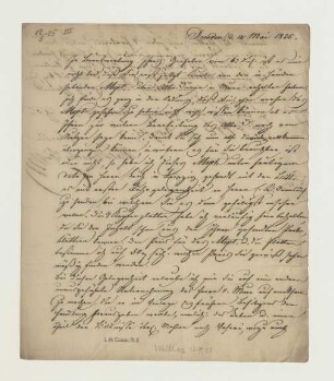 Brief von Walther'sche Hofbuchhandlung (Dresden) an Joseph Heller