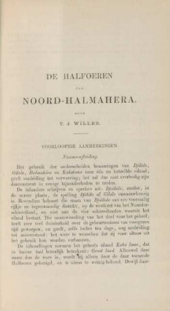 De Halfoeren van Noord-Halmahera