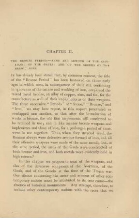 Chapter II. - The bronze period