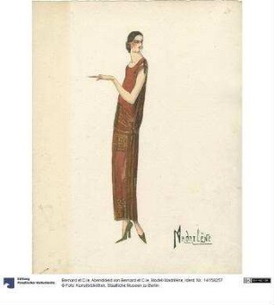 Abendkleid von Bernard et C.ie, Modell Madrilène