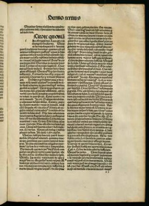 116r-120v, Sermo tertius de adventum domini et specialiter de adventu ad iudicium