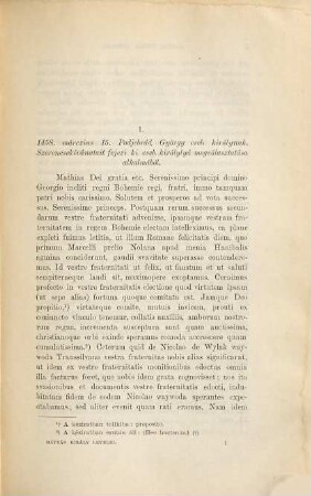 Mátyás király Levelei : Közzéteszi Fraknói Vilmos. Külügyi Osztály, 1