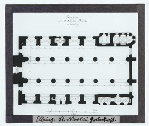 Elbing, St. Nikolai : Grundriss