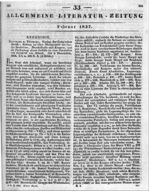 Alberti, F.: Beitrag zu einer Monographie des Bunten Sandsteins, Muschelkalks und Keupers. Suttgart, Tübingen: Cotta 1834