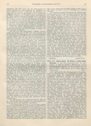 210-211 [Rezension] Hold, Karl, Austria Sancta. Die Heiligen u. Seligen Niederösterreichs. II. Seit dem Regierungsantritte der Habsburger