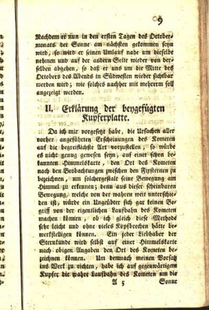 II. Erklärung der beygefügten Kupferplatte.