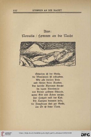 Aus: Novalis / Hymnen an die Nacht