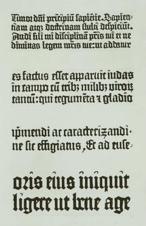 Druckschriften aus Gutenbergs Werkstatt, kl. gr. Psaltertype, 1457