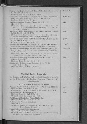 Medizinische Fakultät