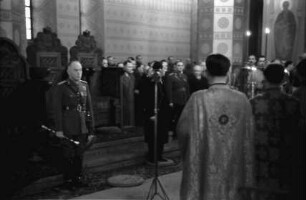 Craiova: Marschall [Ion Antonescu] in der Kathedrale