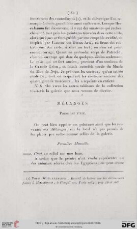Mélanges