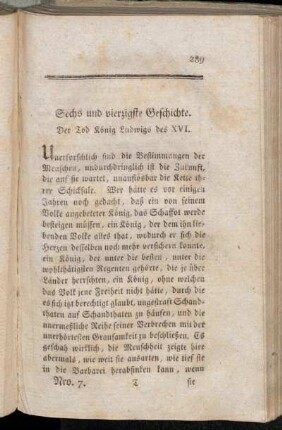 Sechs und vierzigste Geschichte - Sieben und vierzigste Geschichte