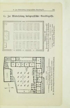 Grundriß des Klassenzimmers