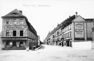 Pirna. Bahnhofstraße