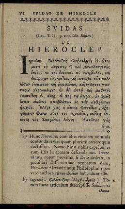 Suidas... - Hieroclis Philosophi Facetiae.