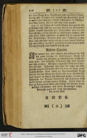 Achten Capitel
