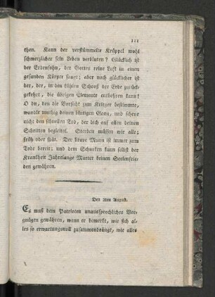 [Tagebucheinträge: August.]
