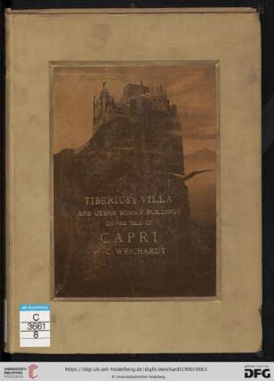 Tiberius's villa and other roman buildings on the isle of Capri
