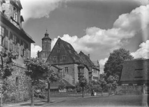 Deutschland. Büdingen. Blick zum Schloss