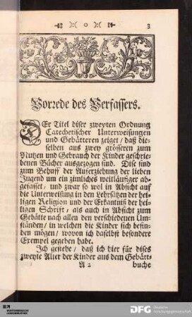 Vorrede des Verfassers.