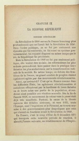 La seconde République