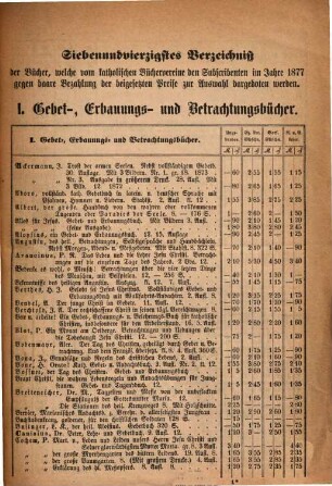 Der Katholische Verein zur Verbreitung Guter Bücher. 47. 1877